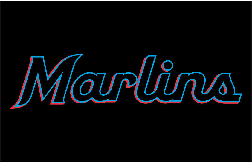 Miami Marlins 2019-Pres Jersey Logo 01 vinyl decal